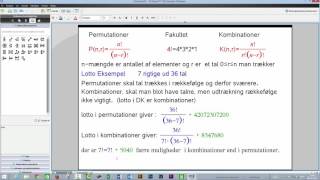 Permutationerfakultetkombinationer [upl. by Helbonia]