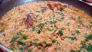 GALINHADA CAIPIRA COM ARROZ  Receita fácil rápida e deliciosa [upl. by Etnohc476]