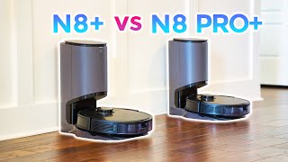 Ecovacs Deebot N8 vs N8 PRO True HandsFree Cleaning [upl. by Riaj957]