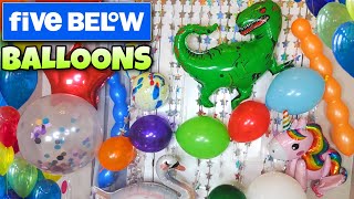 BALLOONS At Five Below Inflating Glow In The Dark Giant Confetti Weird Balloon amp Popping [upl. by Yer]