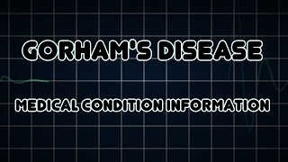 Gorhams disease Medical Condition [upl. by Graff]