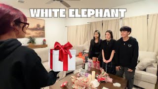 White Elephant Gift Exchange 🎁  VLOGMAS DAY 18 [upl. by Helas]