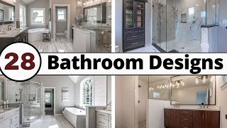 Bathroom Remodel Ideas 28 Beautiful Designs for Some Remodeling Inspiration [upl. by Chaffinch]