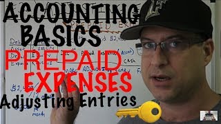 Accounting for Beginners 32  Adjusting Entries  Journal Entries  Prepaid Expense [upl. by Monney]