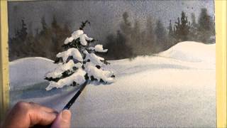 Beginners how to paint Snow [upl. by Rotsen]