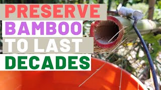 How to Preserve Bamboo Including DIY Boucheire Method [upl. by Aciras]