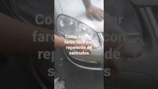 como limpiar faros de autos con repelente de sancudos [upl. by Torrance]