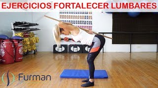 7 EJERCICIOS para fortalecer la COLUMNA LUMBAR 💪 y aliviar los dolores [upl. by Kries601]