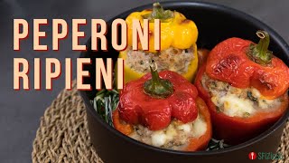 PEPERONI RIPIENI AL FORNO Ricetta Tradizionale Velocissima  ChefDeg Sfizioso [upl. by Nitaf]