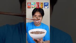 EATING VARIOUS BISCUIT AS CEREAL asmr mukbang [upl. by Adrial]