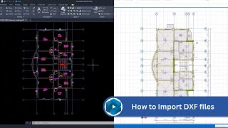 How to Import DXF Files  ProtaBIM [upl. by Iahcedrom]