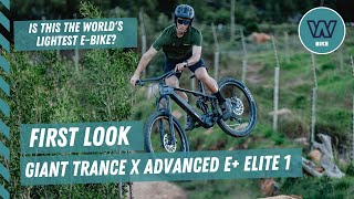 Giant Trance X Advanced E Elite 1  First Look  Topline Review [upl. by Katleen]