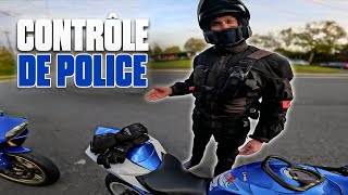 LA POLICE ME CONTRÔLE EN GSXR 👮‍♂️🤬 Plus de permis [upl. by Abocaj851]