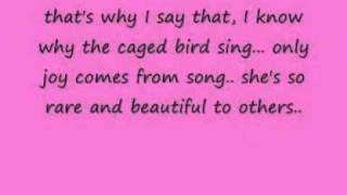 Alicia Keys  Caged Bird with lyrics [upl. by Nednyl]