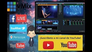 VMIX CONFIGURACION PARA TRANSMITIR EN FACEBOOK Y EN DIFERENTES REDES SOCIALES [upl. by Imik]