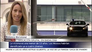 Conexiones en directo desde Cataluña para Informativos Telecinco [upl. by Leumhs]