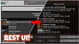 NEW UPDATE JAVA UI  Minecraft PEBE 116 [upl. by Aserehtairam]