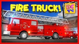 Learn About Fire Trucks for Children  Educational Video for Kids by Brain Candy TV [upl. by Sello]