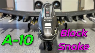 The Mighty Flying Tank A10 Warthog Black Snake Rc Jet By Skymaster [upl. by Tildi]