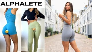 ALPHALETE Tryon Haul 2021  Amplify Leggings Shorts amp More [upl. by Coke]