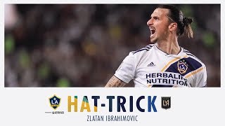 Zlatan Ibrahimovics hat trick vs LAFC  July 19 2019 [upl. by Llenad]