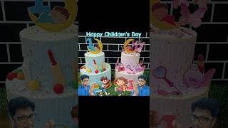 Happy Childrens Day Lucky Customer  Twins Birthday  Cricket Theme  Makeup Cake  Happyoi [upl. by Yanad311]