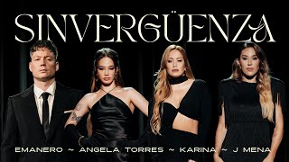 Emanero Karina J mena Angela Torres  SINVERGÜENZA Official Video [upl. by Feldstein]