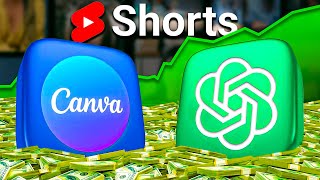 CRAZY 1000 YouTube Shorts in 17 MINUTES Using AI Canva  ChatGPT [upl. by Eniamerej]