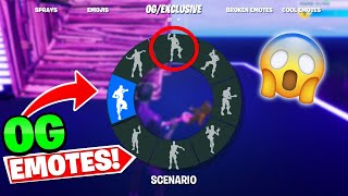 NEW Fortnite Map with EVERY OG EMOTE [upl. by Fanechka207]