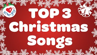 Top 3 Christmas Songs with Lyrics 🎄 Merry Christmas Songs [upl. by Laven375]