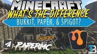 What Is The Difference Between Bukkit Spigot amp Paper [upl. by Aduh249]