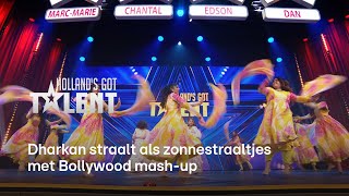 Bollywood dansgroep Dharkan laat publiek SMELTEN met swingende mashup  Hollands Got Talent [upl. by Teragramyram86]