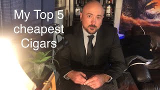 My Cheapest Top 5 Cigar review [upl. by Elamef]