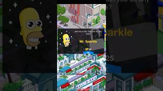 Simpsons Tapped Out Mr Sparkle simpsons tappedout thesimpsonstappedout [upl. by Castara642]