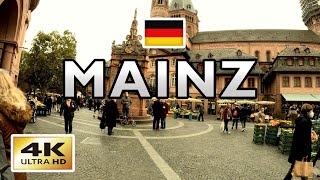 【4K】 Mainz 🇩🇪 Germany  City Walking Tour [upl. by Sama]