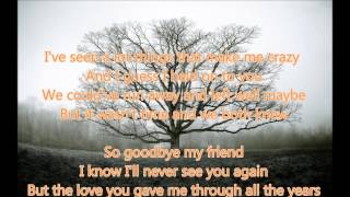 Linda Ronstadt ♪ Goodbye My Friend [upl. by Enyrehtak]