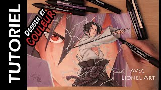 Comment Dessiner Sasuke  Naruto Shippûden  Bonus Couleur [upl. by Heather697]