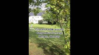 Peaceful walk around Bergenhus Fortress bergen Norway norway bergen walking peaceful [upl. by Clarisse]