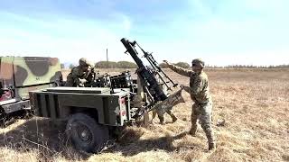 Practice with the 120mm mortar system [upl. by Atinuj]