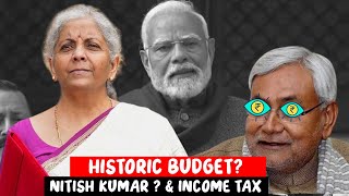 HISTORIC BudgetMiddle class Nitish KumarBIHARamp Income TAX [upl. by Lener]