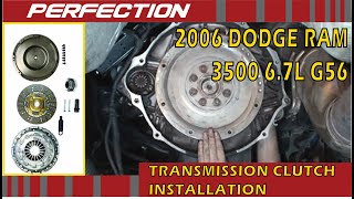 Dodge Ram 2008 67L G56 Transmission Clutch Installation [upl. by Kosey163]