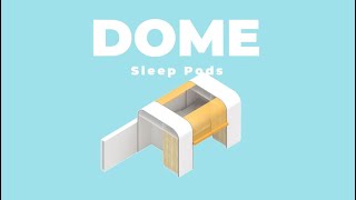 Ep 26 DOME Sleep Pod by Perkins amp Will  Home Tour  The Rapid Shelter Innovation Showcase [upl. by Nylinnej]