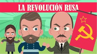 LA REVOLUCIÓN RUSA EN 20 MINUTOS  INFONIMADOS [upl. by Ahsieym868]