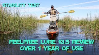 Feelfree Lure 135 Review  1 Year of Use  Stability Test [upl. by Kimberli]