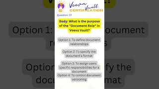 Unlock Your Veeva Vault Certification 30 Practice Questions to Master the Exam 17 [upl. by Enaz773]