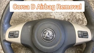 How To Remove Vauxhall Corsa D Airbag Removal [upl. by Malik]