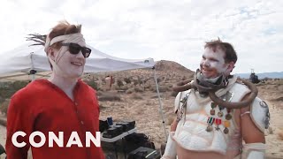 Behind The Scenes Of Conans quotMad Maxquot ComicCon® Cold Open  CONAN on TBS [upl. by Pain]