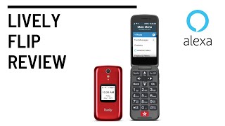 Greatcall Lively Flip Review  Alexa on your phone [upl. by Stearne]