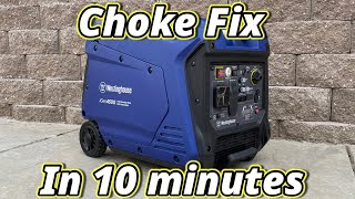 Westinghouse igen 4500 CHOKE FIX In 10 Minutes Easy DIY [upl. by Ahsram]