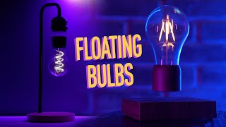 LEVITATING LIGHT BULBS Floating Decor From The Future [upl. by Anigal]